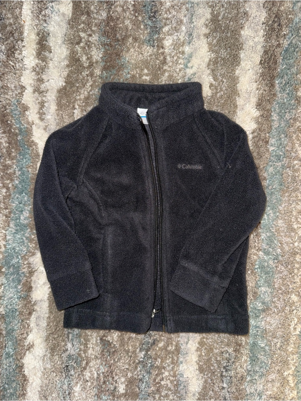 Columbia Kids Black Full-Zip Fleece Jacket